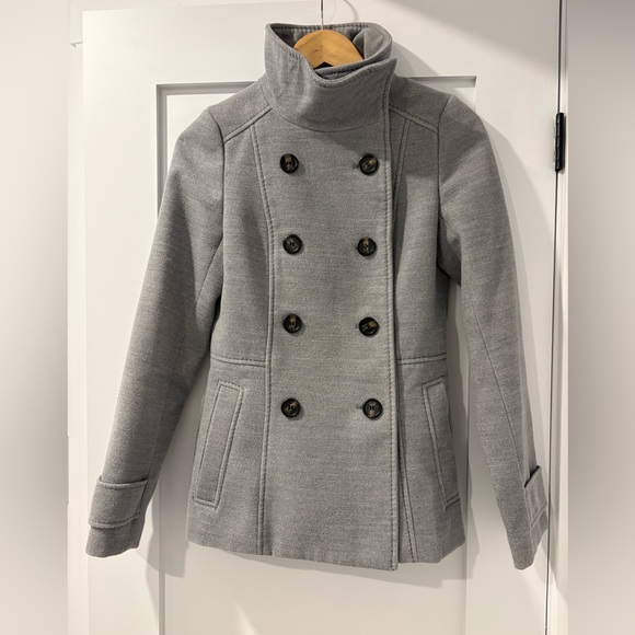 H&M Double-Breasted Pea Coat Size 4 - Picture 2 of 7